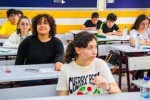 LGS'de sınava katılan öğrenciler